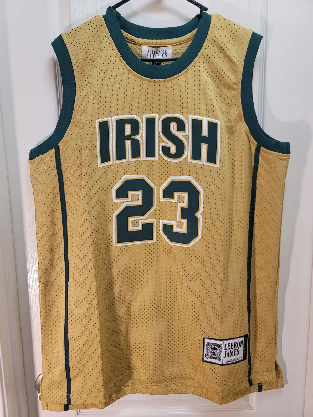 Lebron James 'Fighting Irish 23' High School Basketball Jersey - XL - NWT